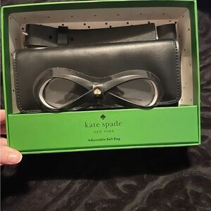 Kate Spade Black Adjustable Belt Bag